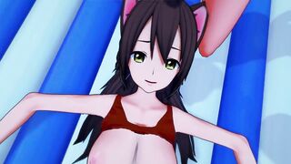 Everlasting Summer Futanari Lena & Ulya they Invited u to the Beach Taker POV