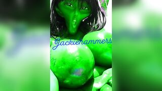 Jackie hammers Fresh snap