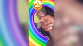 Ebony TS Cum in my Throat