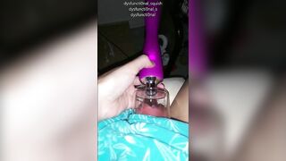 FtM Extraordinary Cunt Pump and Double Sex Toy Bang