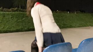 Lustful school cutie walk.