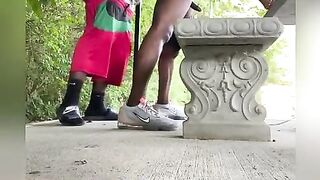 Nearly Caught behind a Warehouse