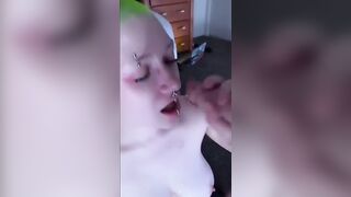 Tractable FemBoy Gets Mouth Drilled by BWC