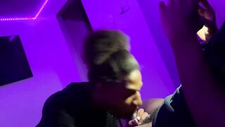 Dreadhead let me suck and ride his cock whilst roomate ???? right behind us