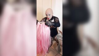 From enormous mask to glamorous female masked doll