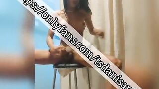 Daniela Santos stepping on a slut client