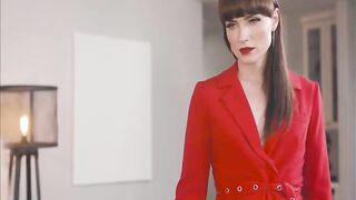 Sexy Assistant Kenna James sucks her Ladyboy Boss Natalie Mars shecock