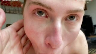 Hot Fleshly Slaver Dad Large Schlong Dong Bangs Hawt Blond Trans FTM Ardent Real Sex Creampie