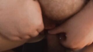 Transgender woman whips, face bangs and screws wife