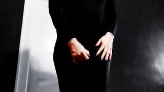 HD Slow Motion Yaoi Rock  FTM In Monster Drag  Spank and Masturbate Chocolate Syrup  Food Fetish Ch