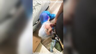 Trans Gamer Gal POV Schlong Sucking