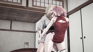 Futanari Tsunade x Sakura