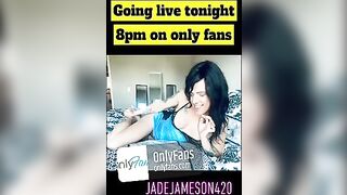 Jade Jameson TS Jadejameson420 on merely fans hung sexy hunny