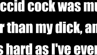 Sissy 1st time sucking dong TEXT STORY