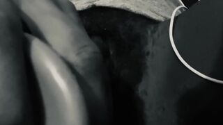 Black Lustful Ftm screws guy twat w sextoy