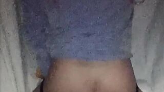 MissLexiLoup sexy curvy booty youthful female trans jerking off college cowgirl coed pants 22