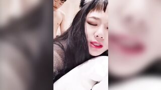 Charming teen katoey with a very petite ramrod getting anal by a concupiscent stud