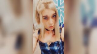 Pretty T-Girl Feminized in Chastity