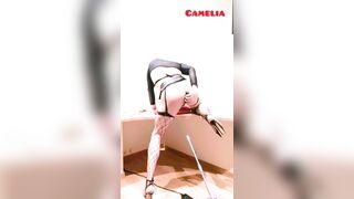 T-Girl Camelia vibrator session