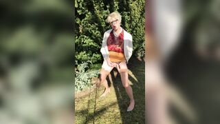 Transsexual aged Pee