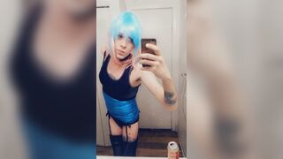 Slutty Cosplay Girlie In Minidress