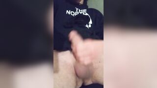 Smelling My Own Sock & Jerking Off My Thick Girldick