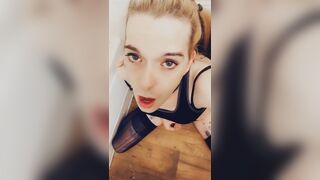 Nice-Looking Yoga Bikini Shemale Wishes To Take Large Wang