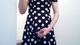 Crossdresser Stroking