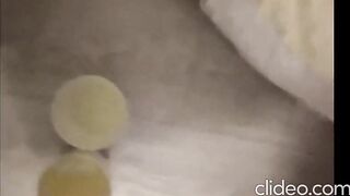 Pissing enema t-girl Giselle and pee drinking after ir.