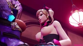 D.va x Sombra shemale hentai x female