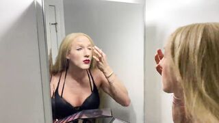 Hot Golden-Haired Drag Transformation