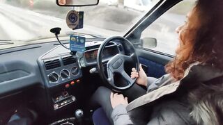 Tgirl gilf beginning and driving an ancient peugeot 205 diesel sfw NOT PORN