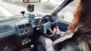 Tgirl gilf beginning and driving an ancient peugeot 205 diesel sfw NOT PORN