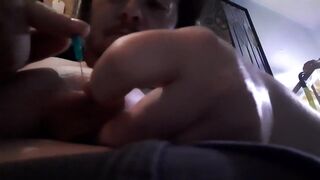 FTM (Female to Boy Transgender) Hammers Needles Throughout Breasts SADOMASOCHISM Self Humiliation Bulky Pig Nipp