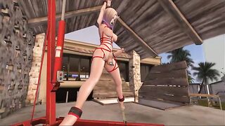 Marvelous Sexually Excited Transsexual Is Gagged To A Sex Machine