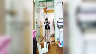 SelfBondage Nearly Get Trapped