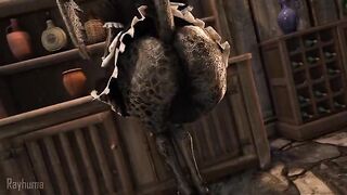 argonian maid show three ang LQ (with sound)