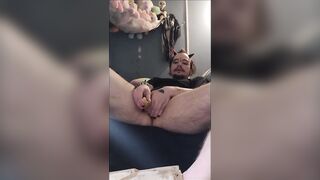 FTM Punk Bangs Guy Vagina with Crystal -PALPITATING HIRSUTE PAGAN VIBRATOR