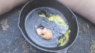 cast metallic sex-toy - sexy bulky fag on rooftop gets homemakerslutcore