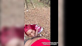 Took a 420 ????walk on trail ended up sucking some bbc ! ????????