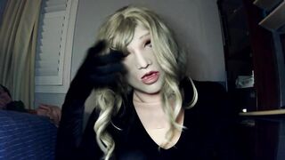 Bunny May Pt3! Female mask hotty unmasks out of her bunny to double mask in May!