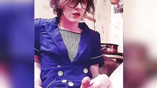 Hattabi4ik Crossdresser Self Pissing And Jizz Flow (Gold Rain) Fetish
