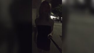 Astrid Apathy's 2nd Public Exhibition in Chastity.