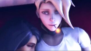 Overwatch Futanari Futa Trio (Full Sound) CG Manga