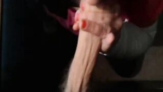 Tgirl Sucking 10 Inch Uncut Rod In The Gloryhole