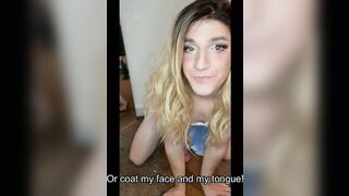 Lexie Adams - Sissy Dream during the time that Riding her Vibrator