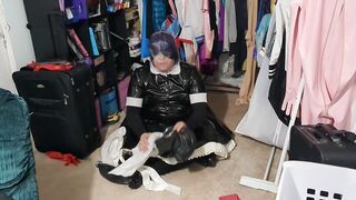 PVC Sissy Various Breathplay pleasure Gasmask Bagging