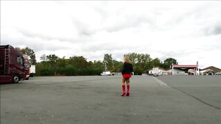 TV rubberwhore Monique - Do I look like a cheap street doxy now?