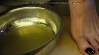 Swallow urinate foot