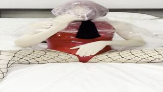 Kigurumi in Latex Plastic Bagging Breathplay - @KILLKINKI TWIT